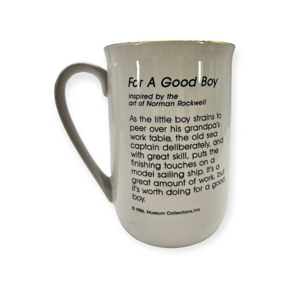 1996 For a good boy Inspired By The Art Of Norman Rockwell, Cup Mug - Picture 4 of 6
